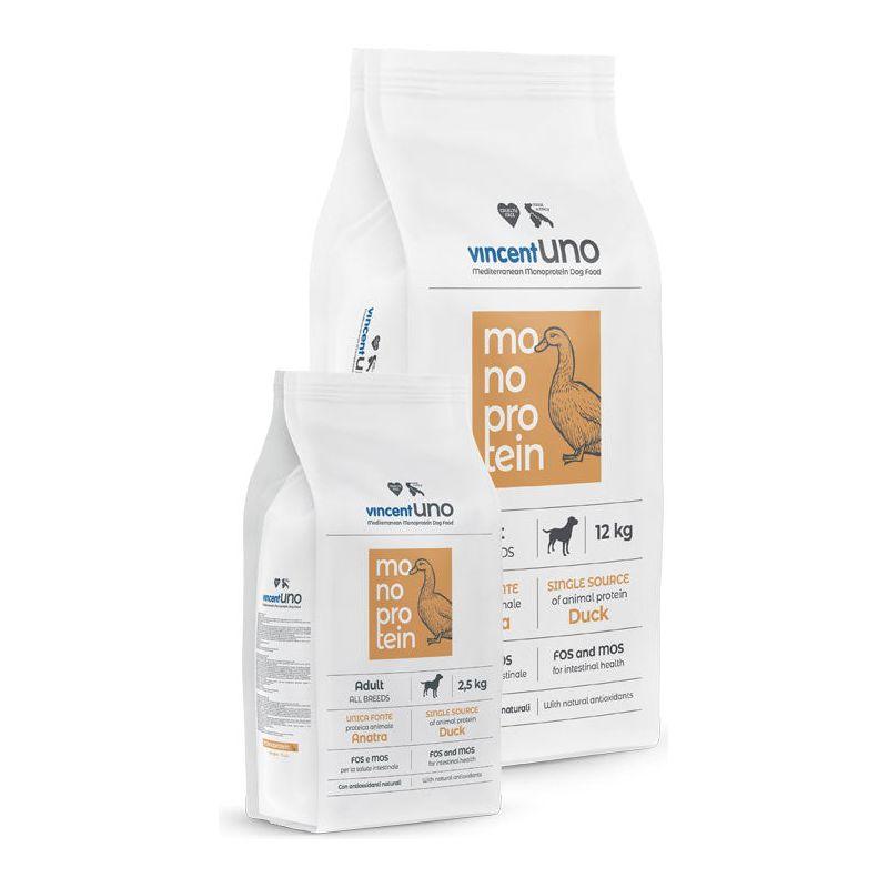 Vincent Uno Monoproteico Grain Free all’Anatra per cani adulti - SuiteForPets