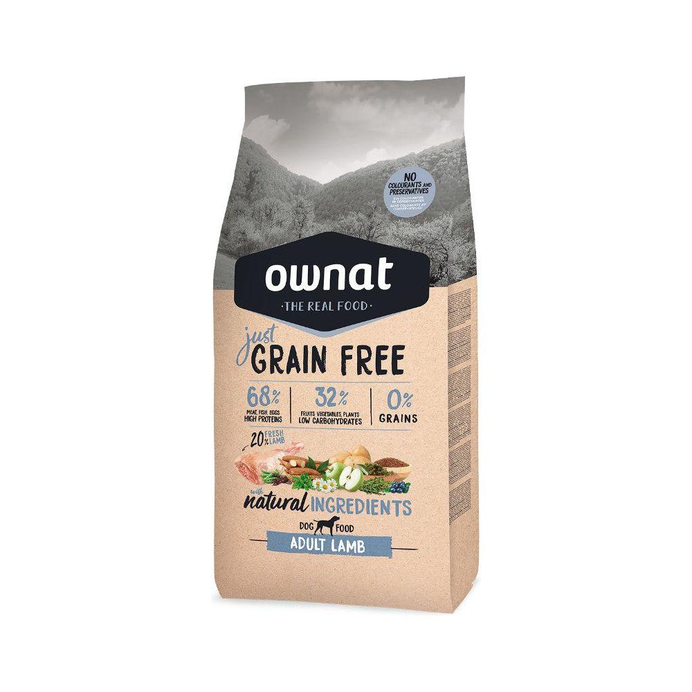 OWNAT Just Grain Free Adult senza cereali con agnello per cani adulti - SuiteForPets