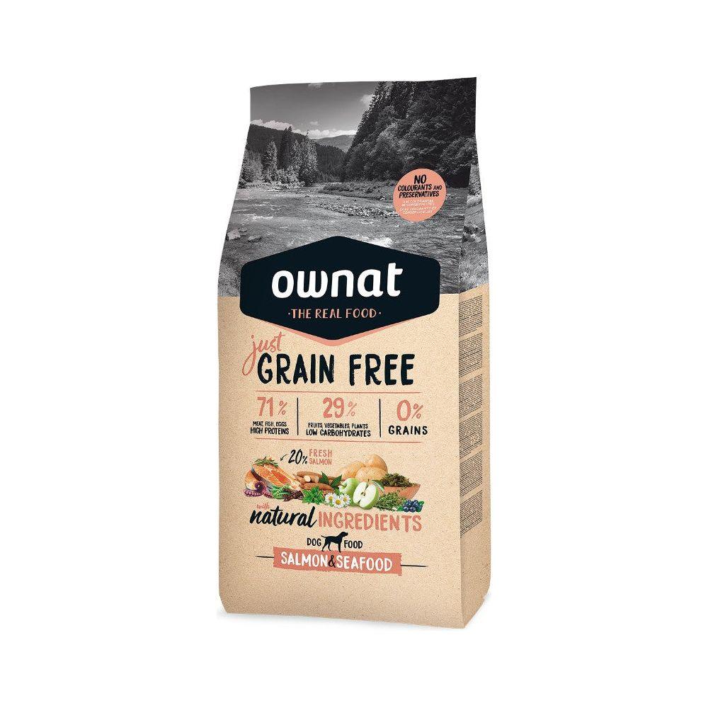 OWNAT Just Grain Free Adult Senza cereali al salmone & pesce per cani adulti - SuiteForPets