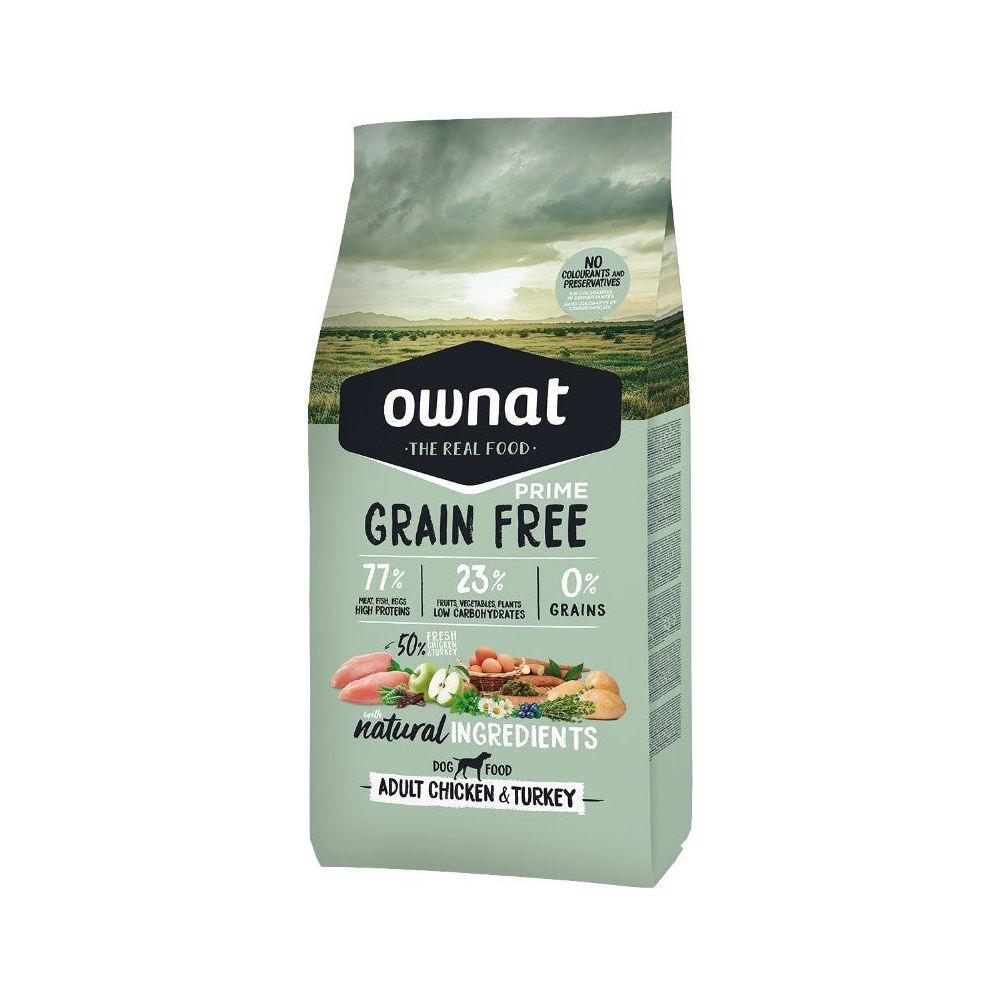 OWNAT PRIME Grain Free Adult senza cereali al pollo & tacchino per cani adulti - SuiteForPets