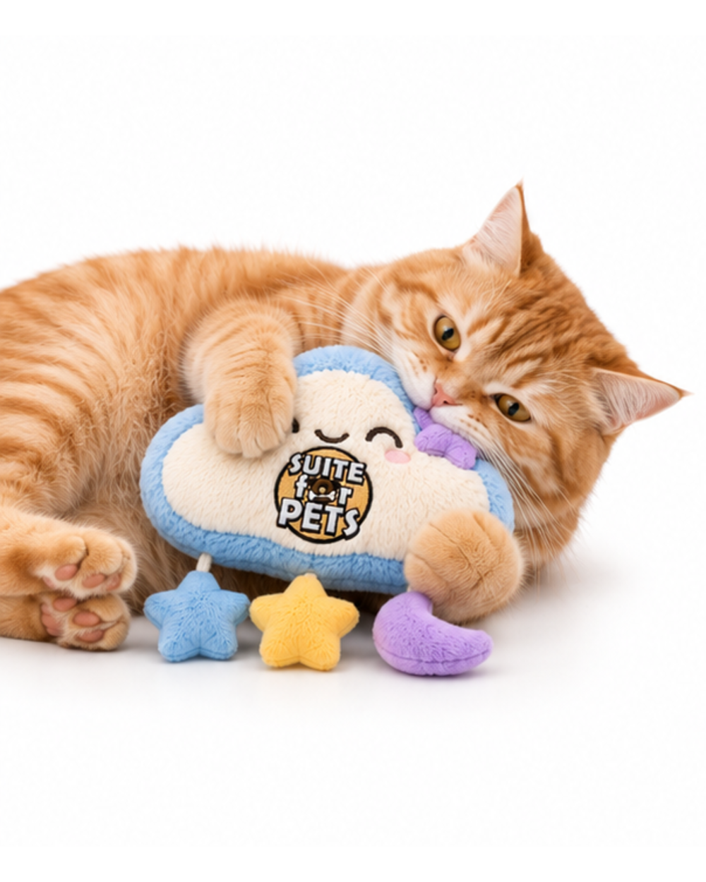 Suite For Pets Plush Cloud Hanging Toy – Stars and Moon - Image 7