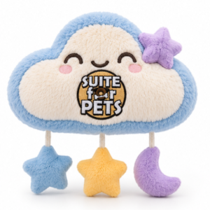 Suite For Pets Plush Cloud Hanging Toy – Stars and Moon